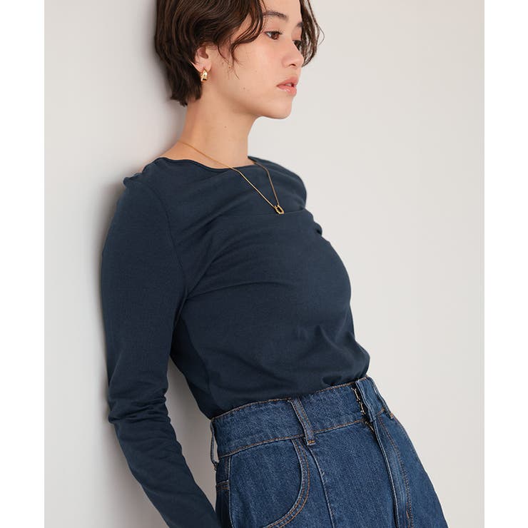 バックUネックロングスリーブカットソー | titivate | 詳細画像29 