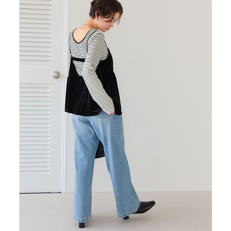 バックUネックロングスリーブカットソー | titivate | 詳細画像16 