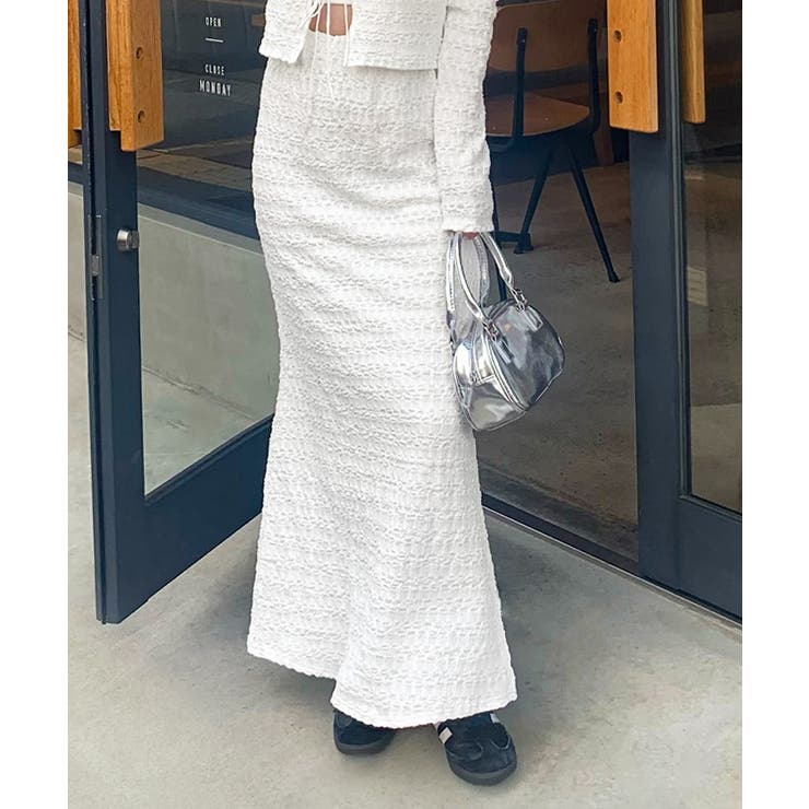 ジャガードセミフレアスカート | titivate | 詳細画像5 