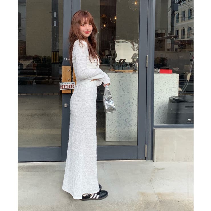 ジャガードセミフレアスカート | titivate | 詳細画像8 