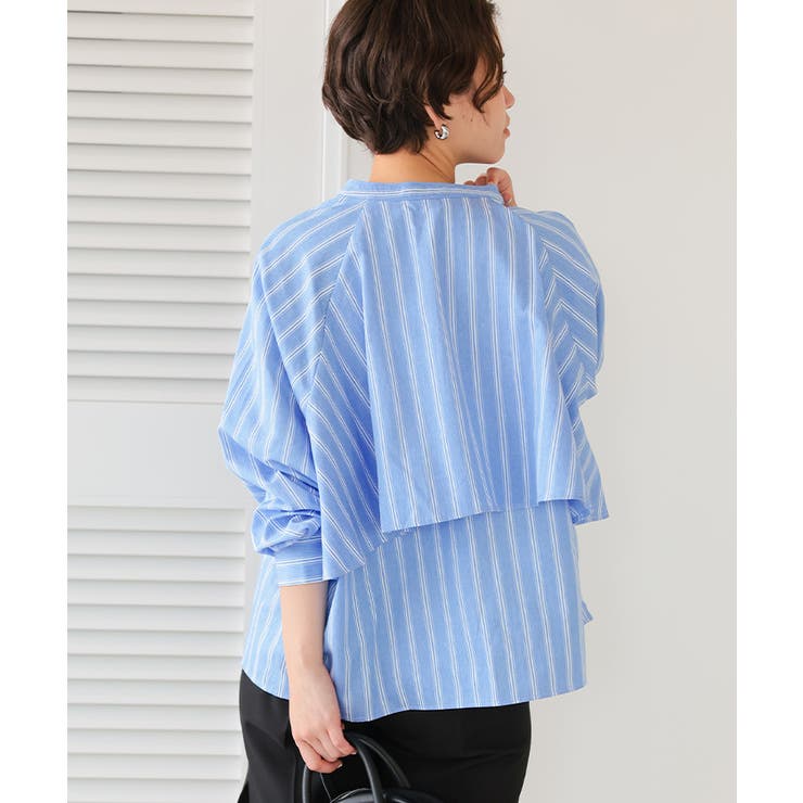 バックフリルバンドカラーシャツ | titivate | 詳細画像31 