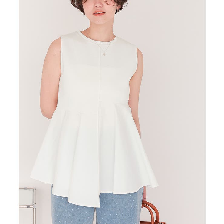 ペプラムフレアドッキングトップス | titivate | 詳細画像24 