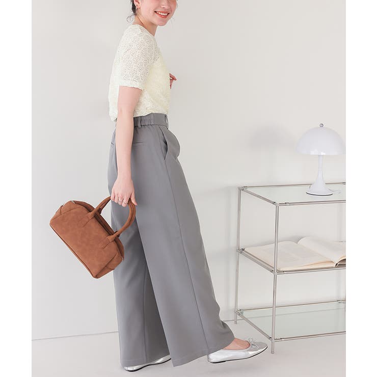 ハーフスリーブレーストップス | titivate | 詳細画像13 