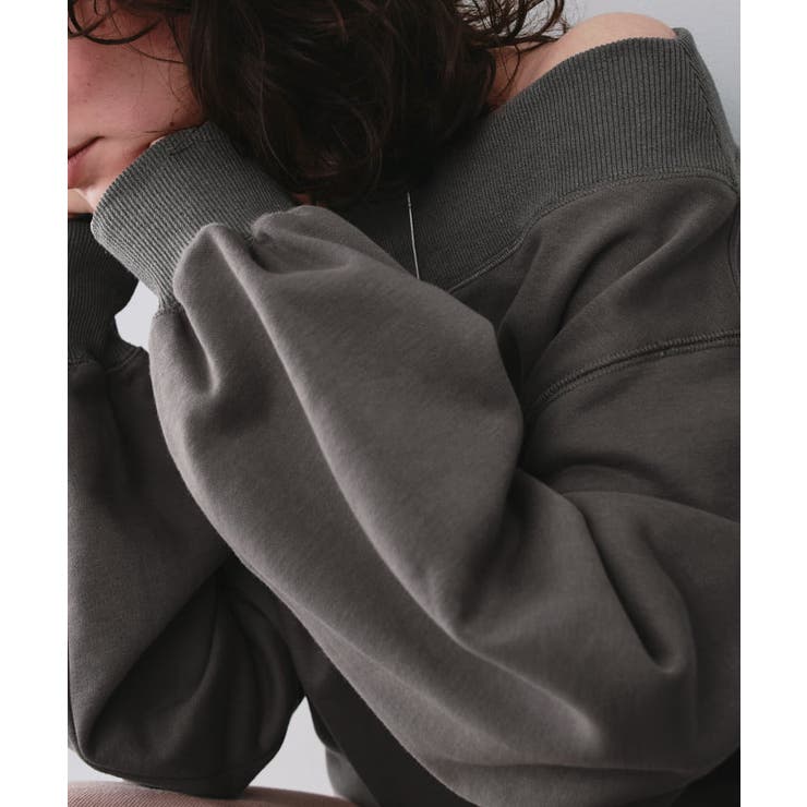 オフショルダースウェットプルオーバー | titivate | 詳細画像11 