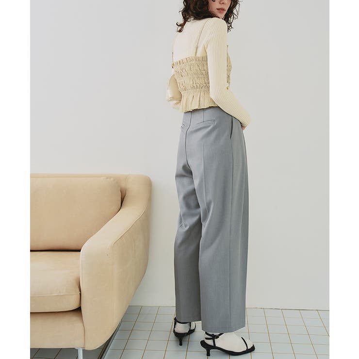 シャーリングフリルビスチェキャミソール | titivate | 詳細画像16 