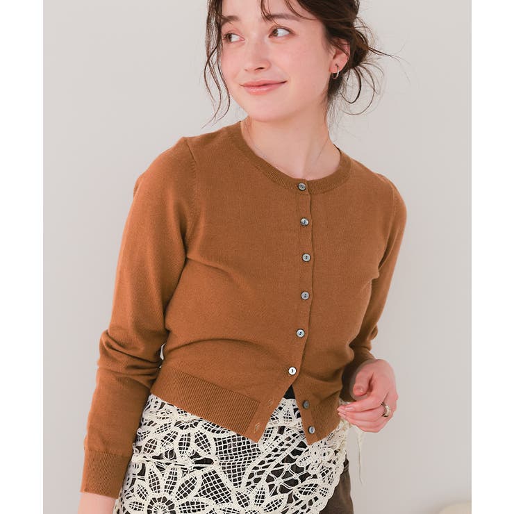 クルーネックニットカーディガン/トップス | titivate | 詳細画像23 