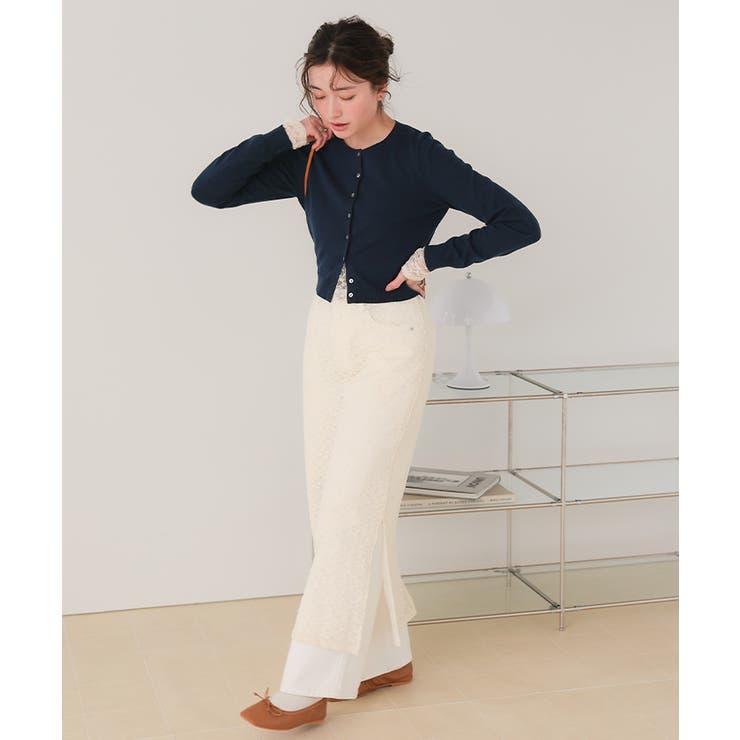 クルーネックニットカーディガン/トップス | titivate | 詳細画像8 