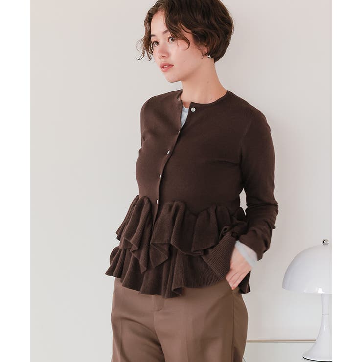 フリルヘムニットカーディガン | titivate | 詳細画像17 