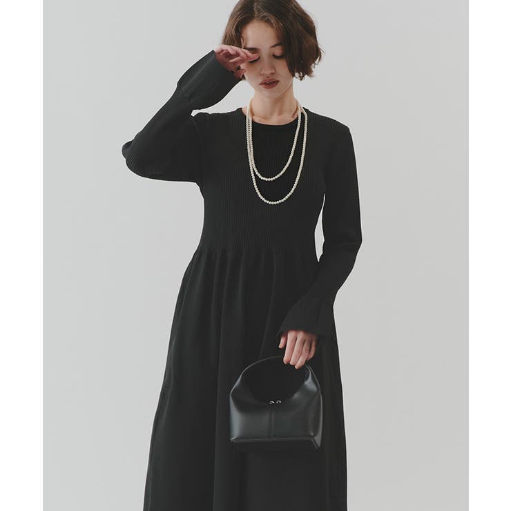 SALE✩.*˚ スコットクラブ系列MAITRESSE リブ×ニットワンピース