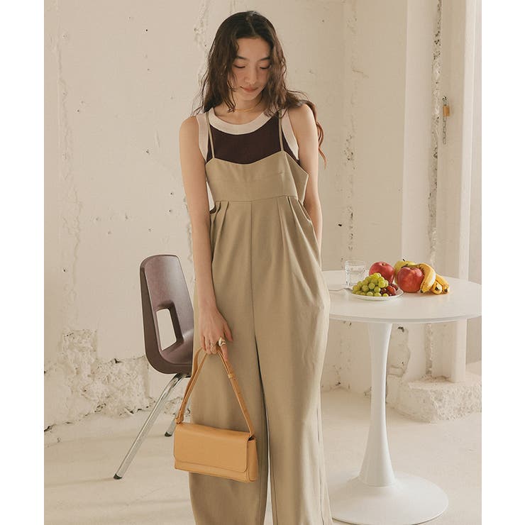 配色リブニットタンクトップ | titivate | 詳細画像4 