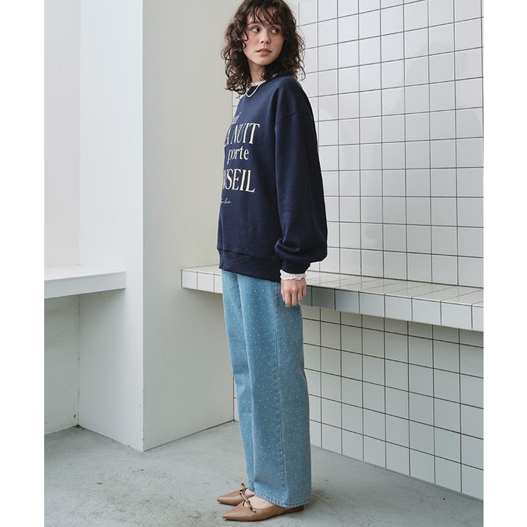 クルーネックルーズスウェットプルオーバー | titivate | 詳細画像21 