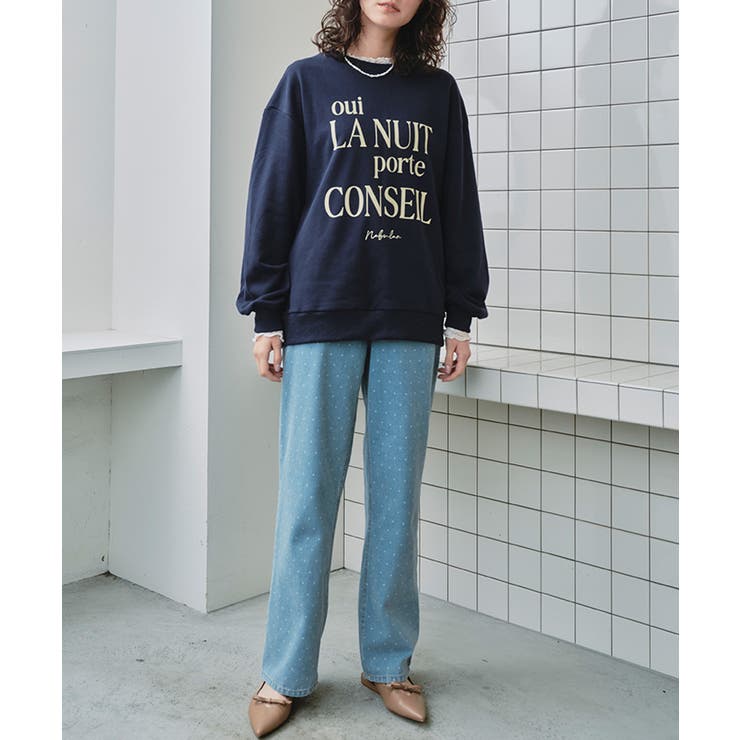 クルーネックルーズスウェットプルオーバー | titivate | 詳細画像22 