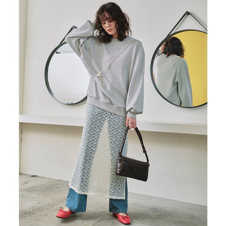 クルーネックルーズスウェットプルオーバー | titivate | 詳細画像27 