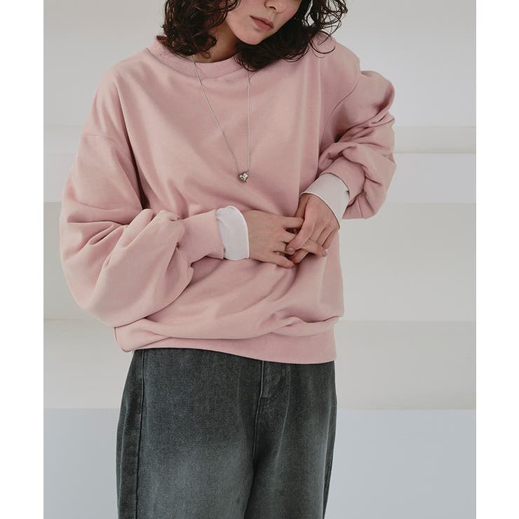 クルーネックルーズスウェットプルオーバー | titivate | 詳細画像32 