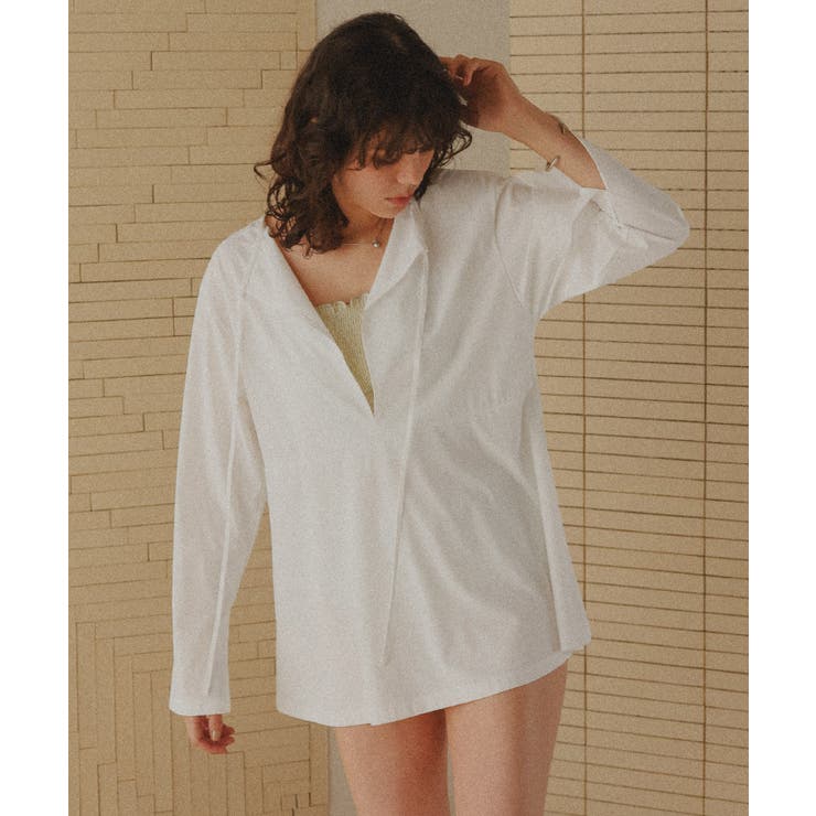 前後2wayペプラムデザイントップス/ラッシュガード | titivate | 詳細画像20 