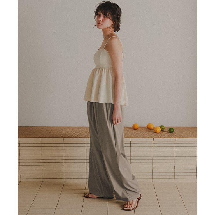 ギャザーデザインワイドパンツ/ラッシュガード | titivate | 詳細画像17 