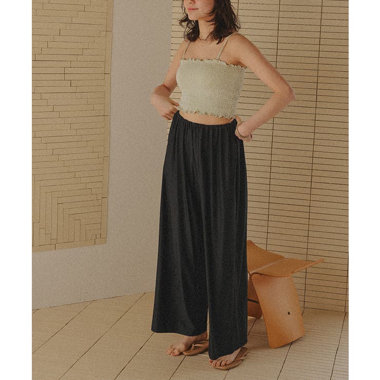 ギャザーデザインワイドパンツ/ラッシュガード | titivate | 詳細画像25 