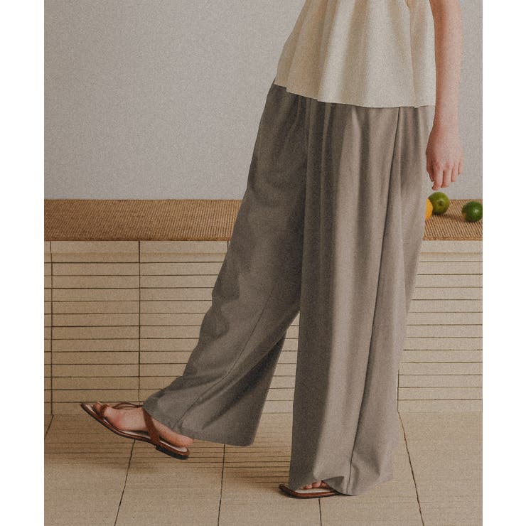 ギャザーデザインワイドパンツ/ラッシュガード | titivate | 詳細画像2 