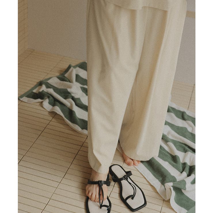 ギャザーデザインワイドパンツ/ラッシュガード | titivate | 詳細画像7 