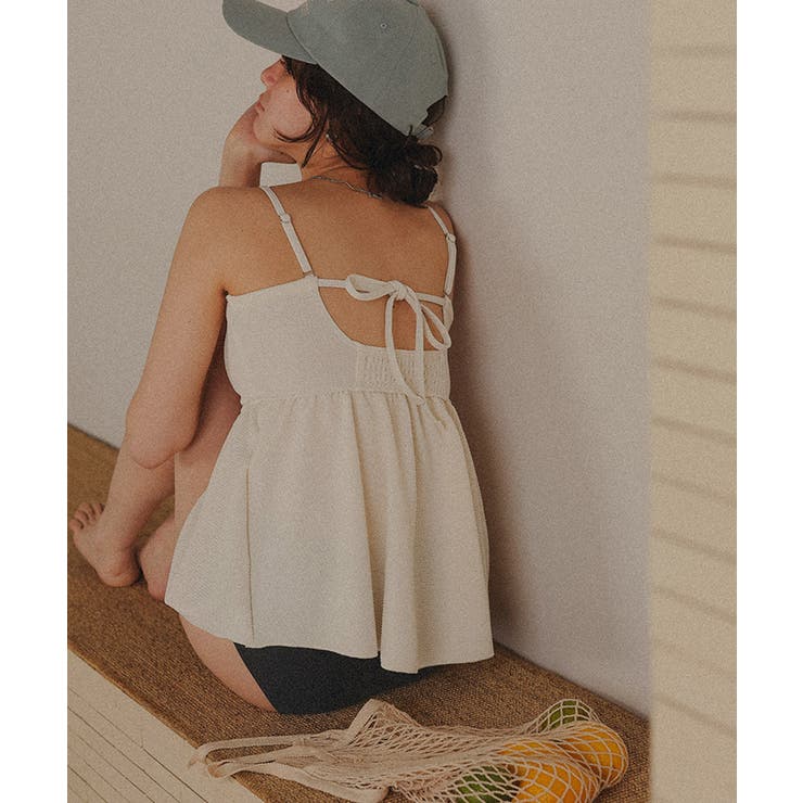 ペプラムギャザーデザインビスチェビキニ/水着 | titivate | 詳細画像25 