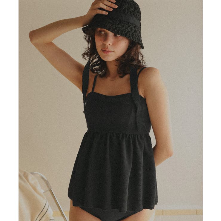 ペプラムギャザーデザインビスチェビキニ/水着 | titivate | 詳細画像19 