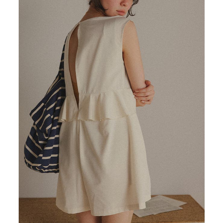 ペプラムフレアデザインオールインワン/ワンピース水着 | titivate | 詳細画像14 