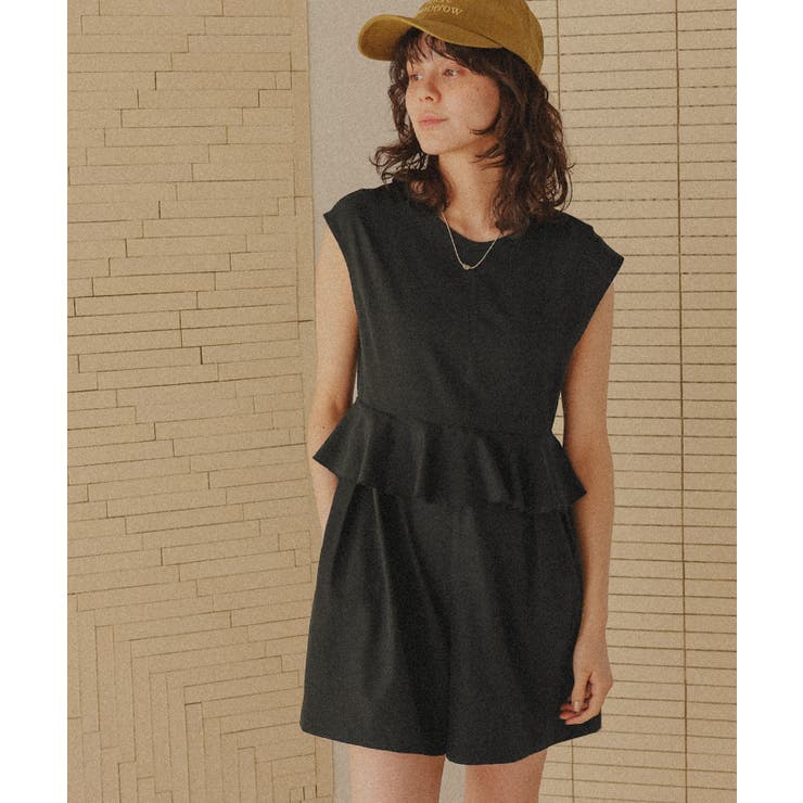 ペプラムフレアデザインオールインワン/ワンピース水着 | titivate | 詳細画像10 