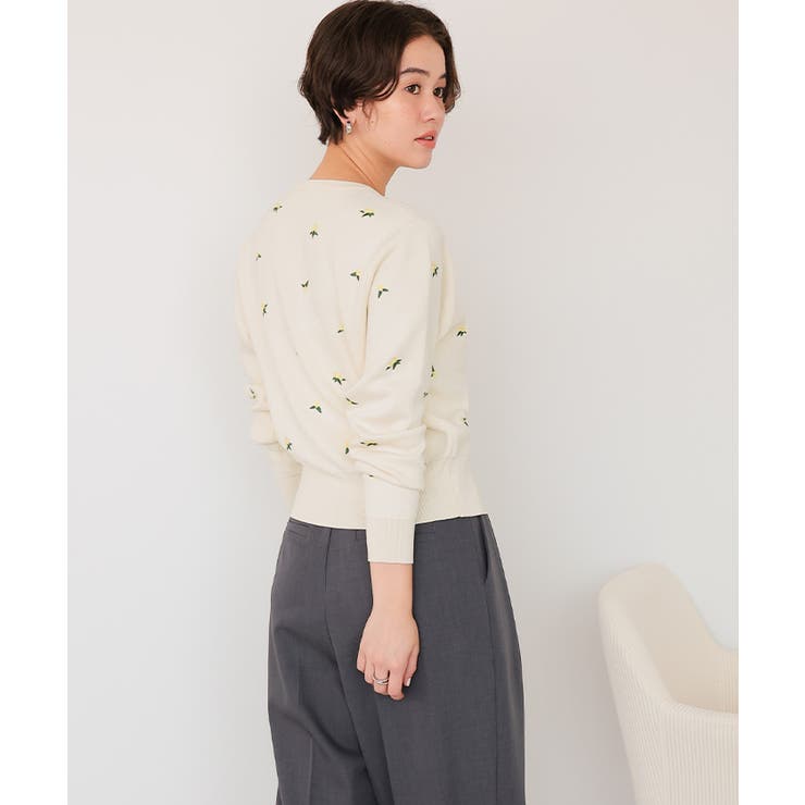 フラワー刺繍カーディガン | titivate | 詳細画像8 
