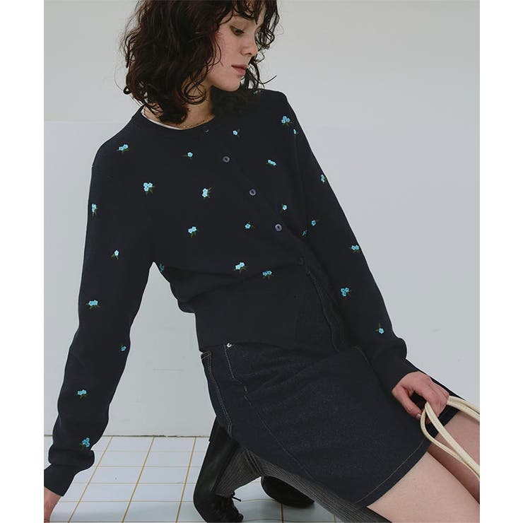 フラワー刺繍カーディガン | titivate | 詳細画像12 