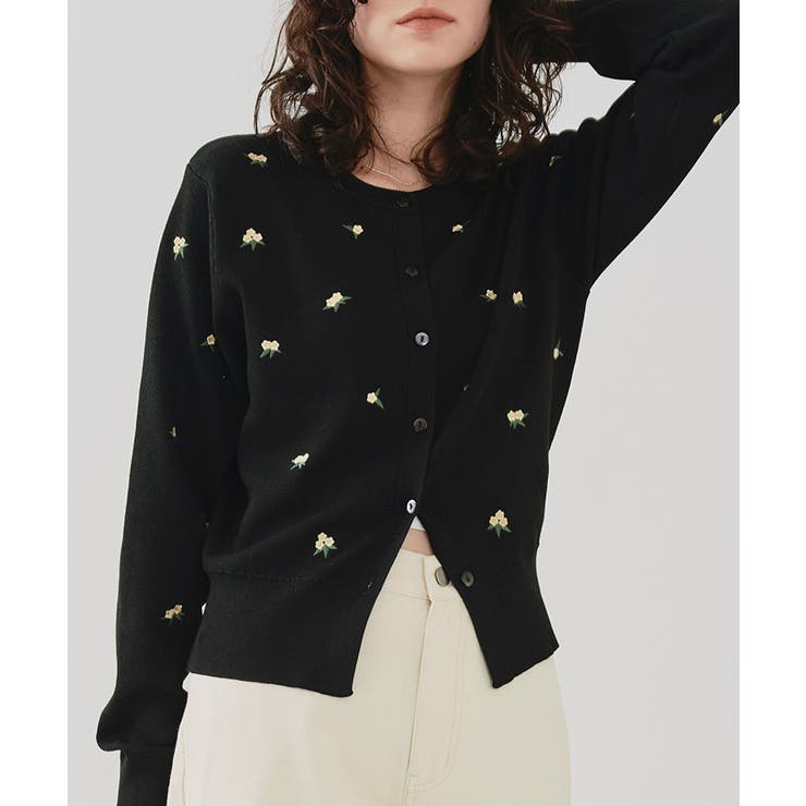 フラワー刺繍カーディガン | titivate | 詳細画像17 