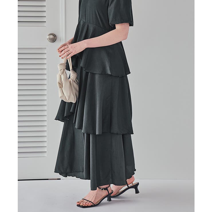 ランダムヘムティアードワンピース | titivate | 詳細画像3 