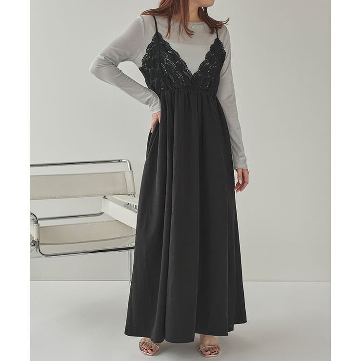 バストレースキャミソールワンピース | titivate | 詳細画像12 