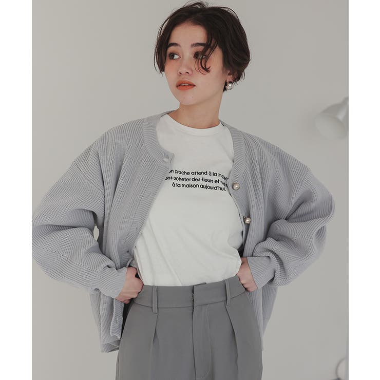 Silren　 シルバー　長袖 　カーディガン Silren シルバー 長袖 カーディガン Silren シルバー 長袖