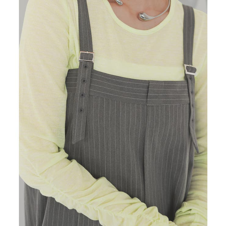 サスペンダー付ベアオールインワン | titivate | 詳細画像2 