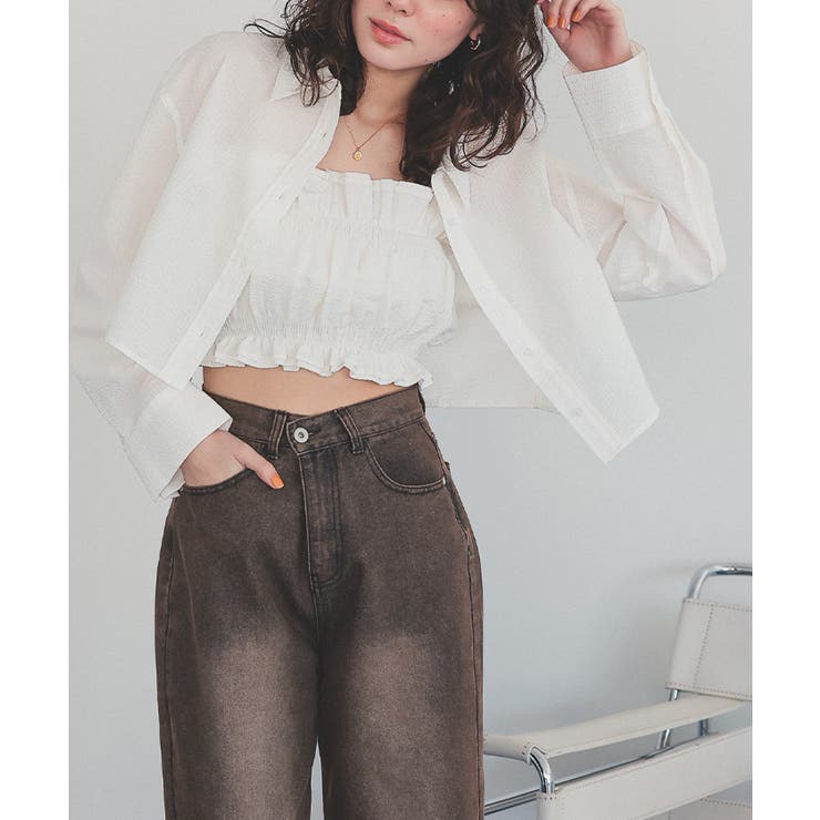 サッカーストライプシャーリングビスチェ | titivate | 詳細画像11 