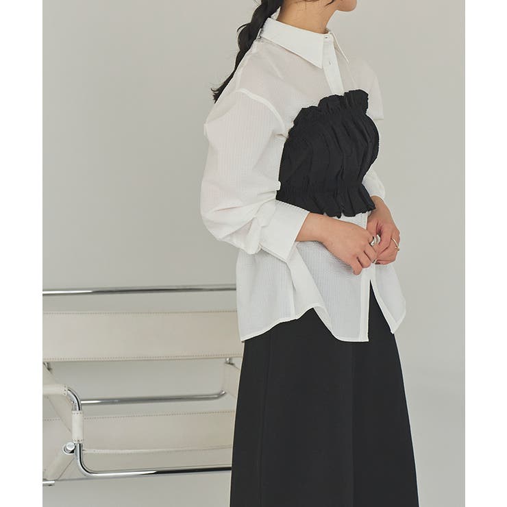 サッカーストライプシャーリングビスチェ | titivate | 詳細画像18 