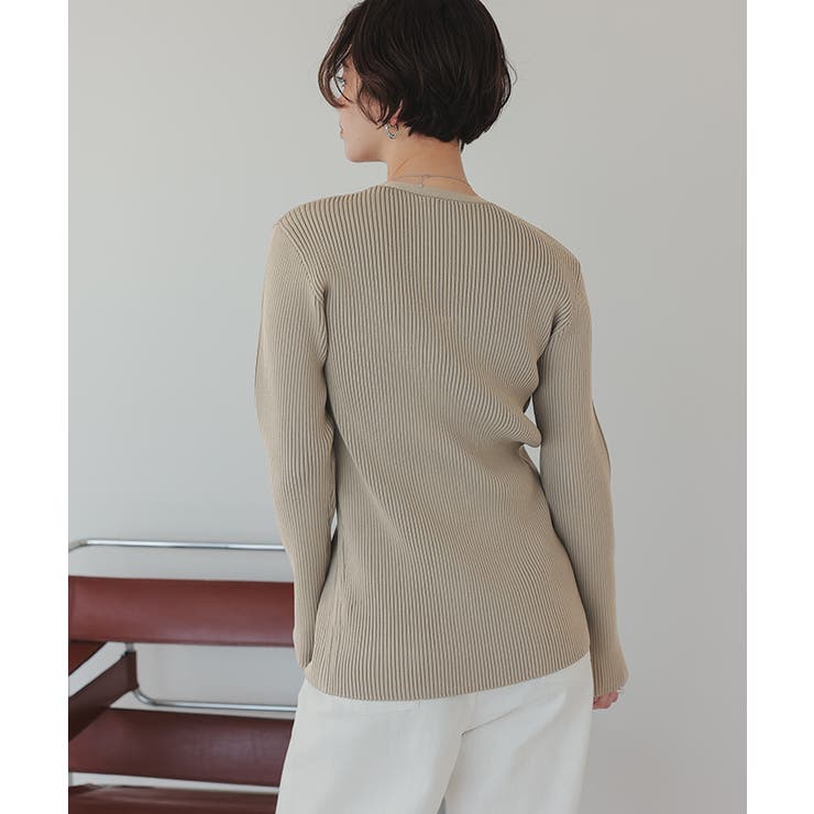 スリムアップジップニットカーディガン | titivate | 詳細画像22 