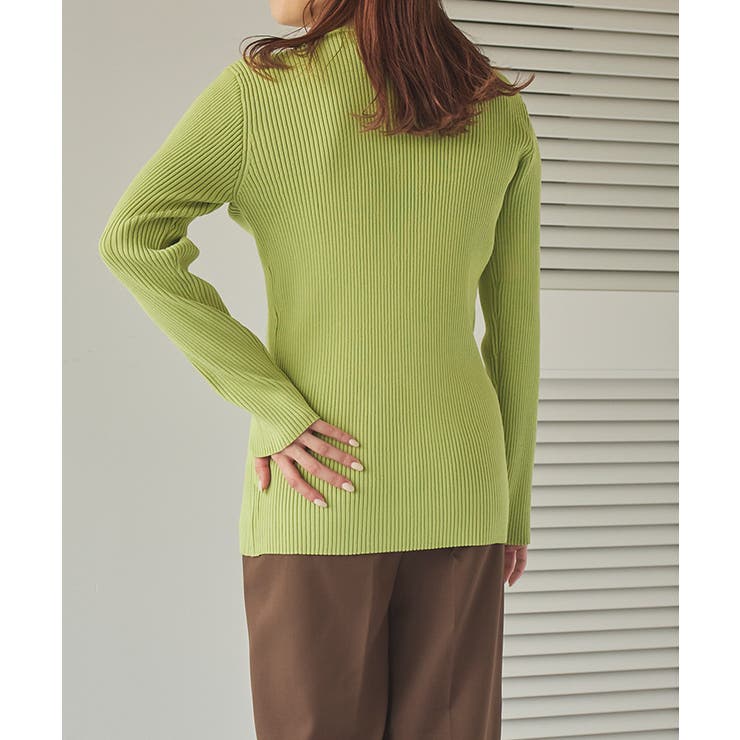 スリムアップジップニットカーディガン | titivate | 詳細画像13 