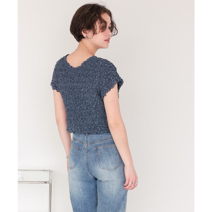 ポコポコシャーリングシアートップス | titivate | 詳細画像5 