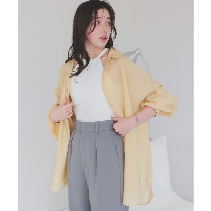 ベーシックシアーシャツ | titivate | 詳細画像23 