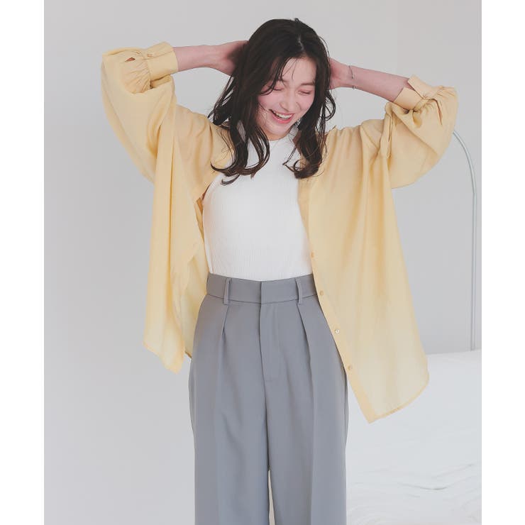 ベーシックシアーシャツ | titivate | 詳細画像4 