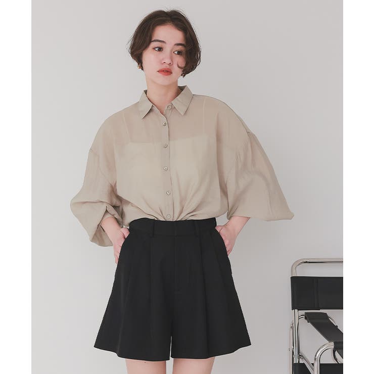 ベーシックシアーシャツ | titivate | 詳細画像9 