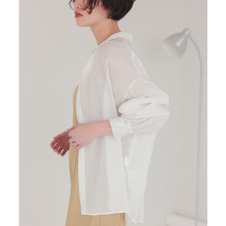 ベーシックシアーシャツ | titivate | 詳細画像11 