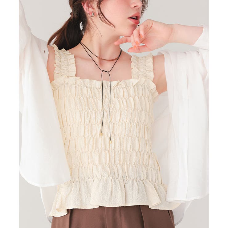 シャーリングギャザートップス | titivate | 詳細画像24 