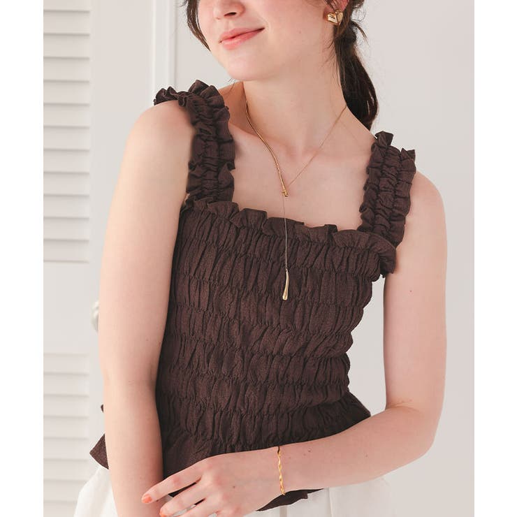 シャーリングギャザートップス | titivate | 詳細画像10 