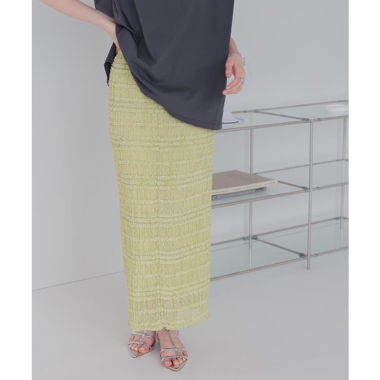 シャーリングレースタイトスカート | titivate | 詳細画像15 