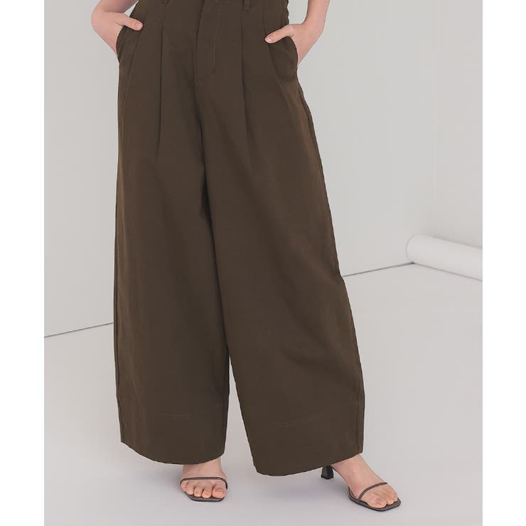 ツータックバレルパンツ | titivate | 詳細画像9 