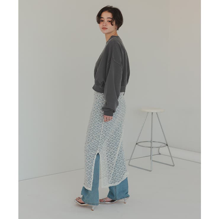 ピグメント裏毛カットソースウェット | titivate | 詳細画像5 