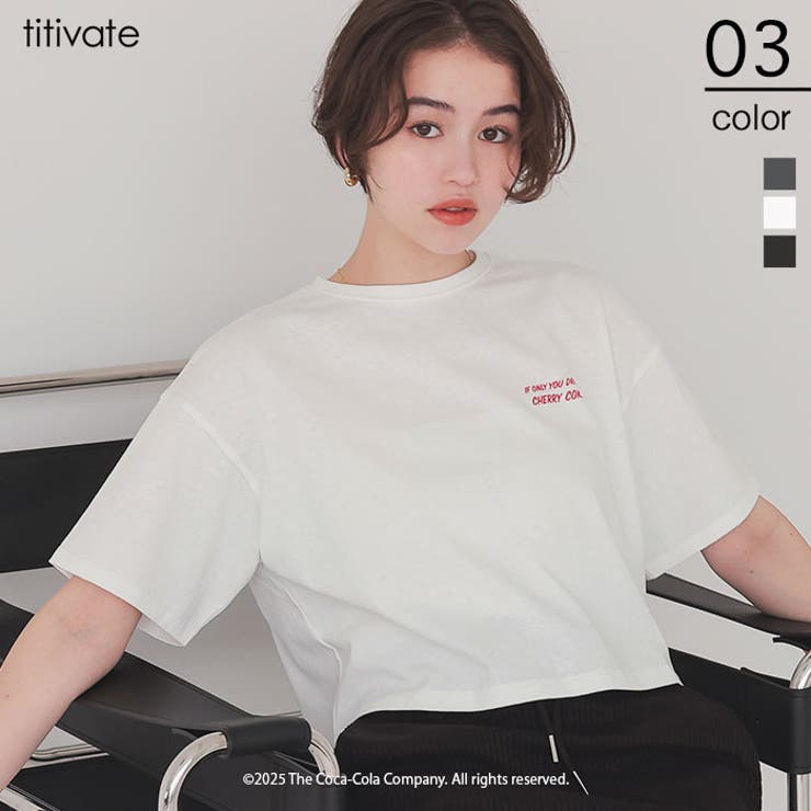 チェリーコーク クロップドTシャツ[品番：TV000017680