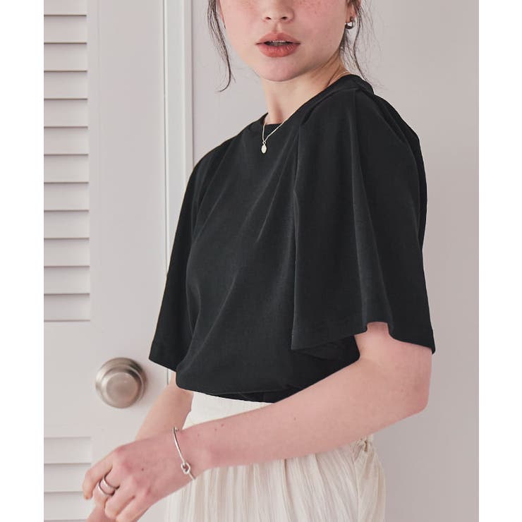 クルーネックタックスリーブトップス | titivate | 詳細画像18 